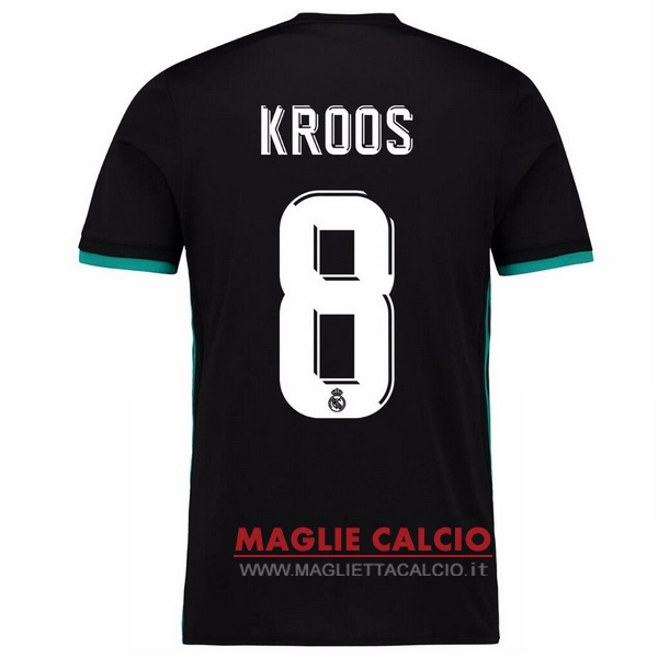 maglietta real madrid 2017-2018 kroos 8 seconda